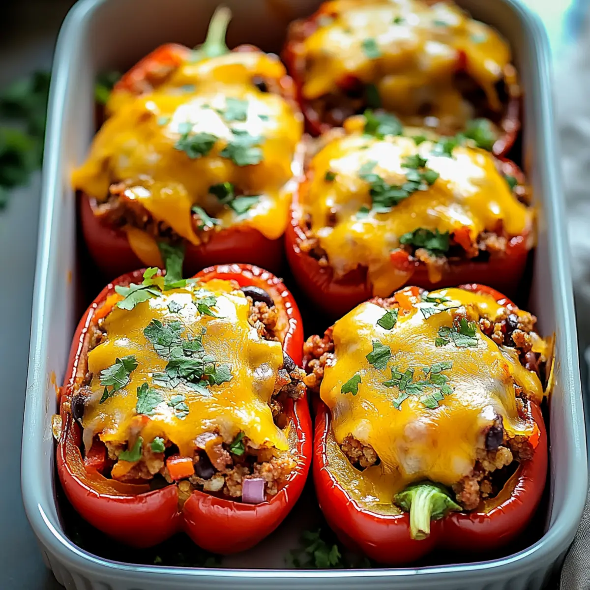Healthy Mexican-Style Stuffed Peppers