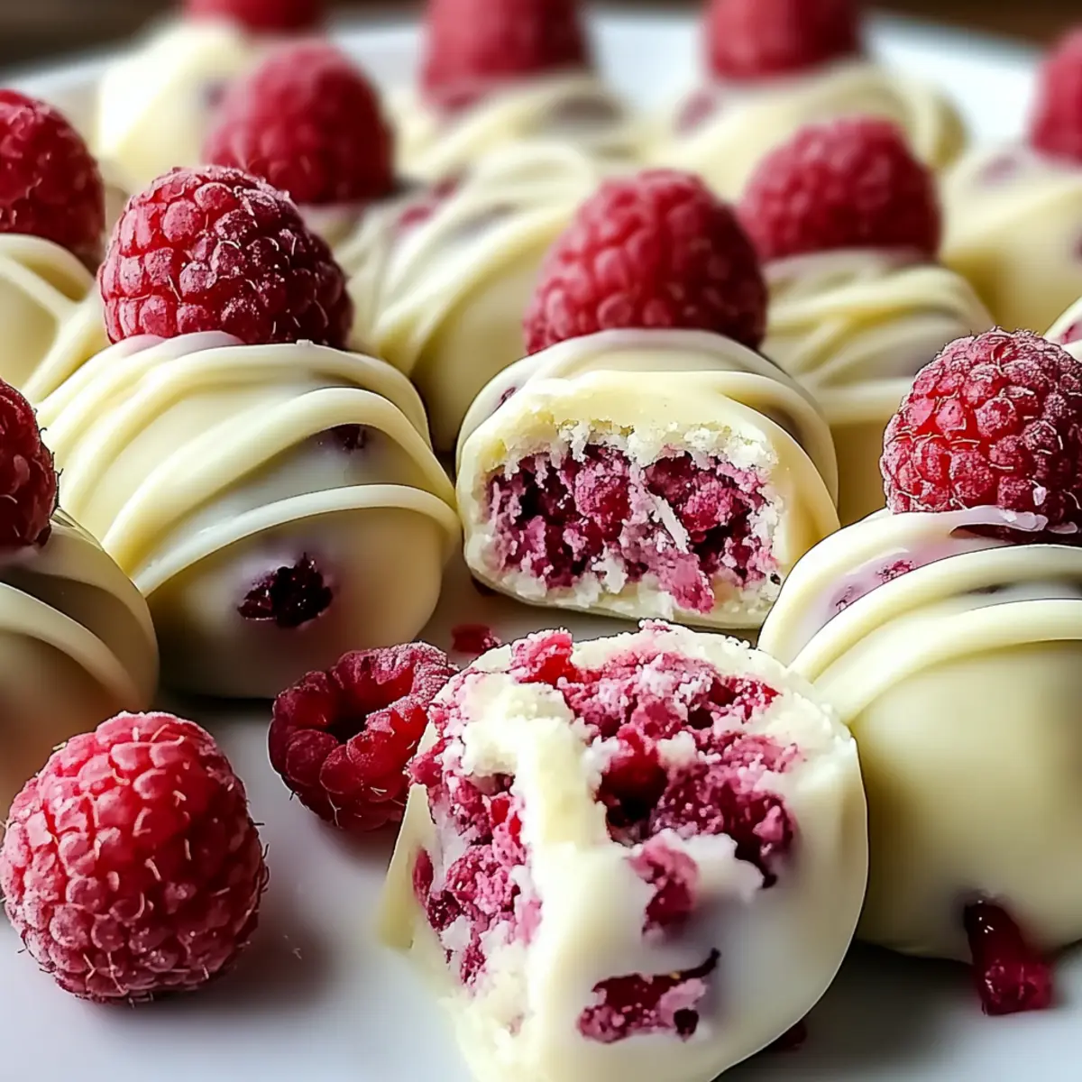 Delicious White Chocolate Raspberry Cheesecake Balls Recipe