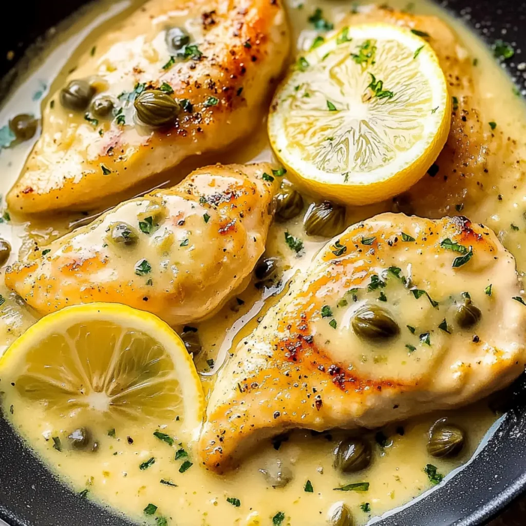 Easy Chicken Piccata Recipe with Creamy Lemon-Caper Sauce