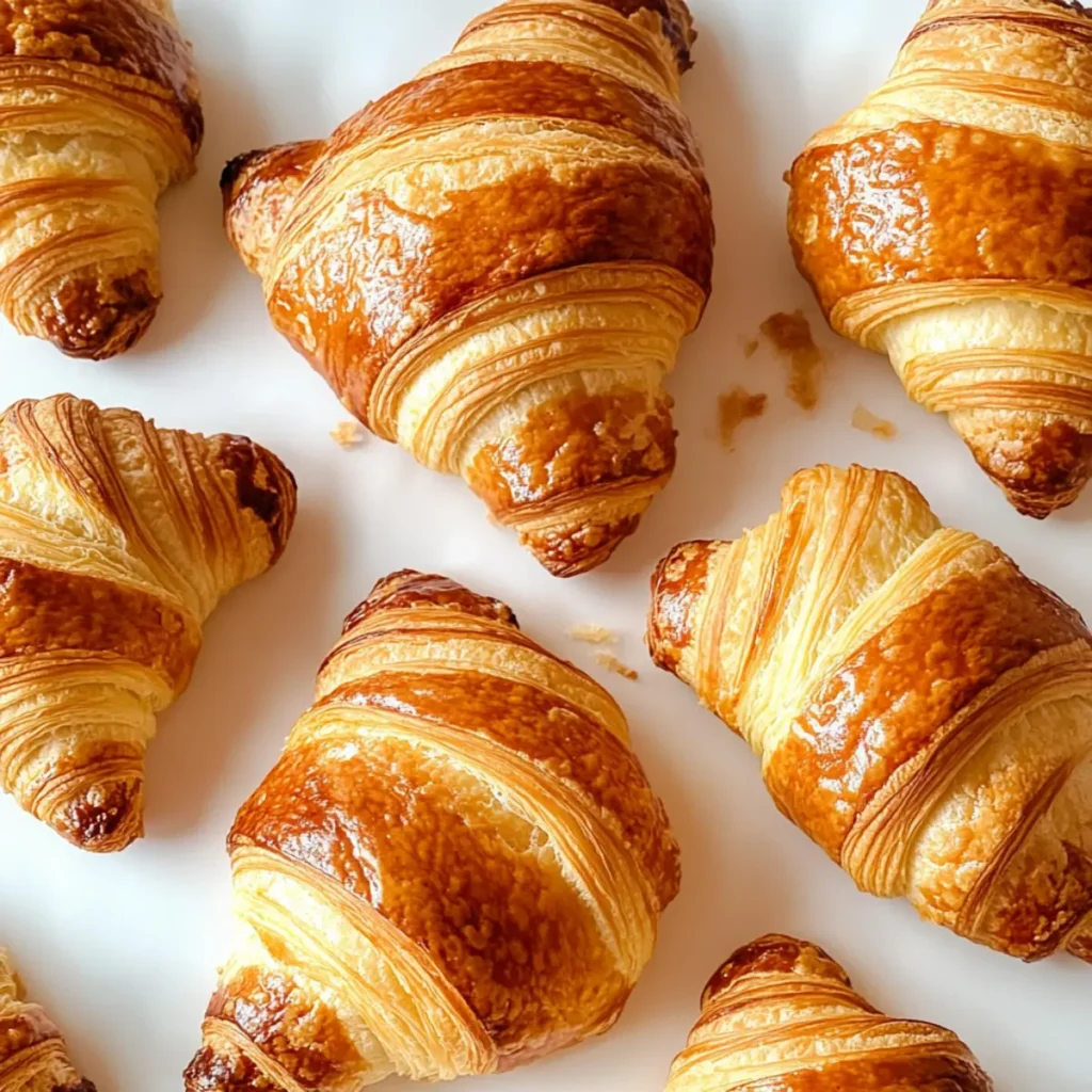 Flaky Homemade Croissants