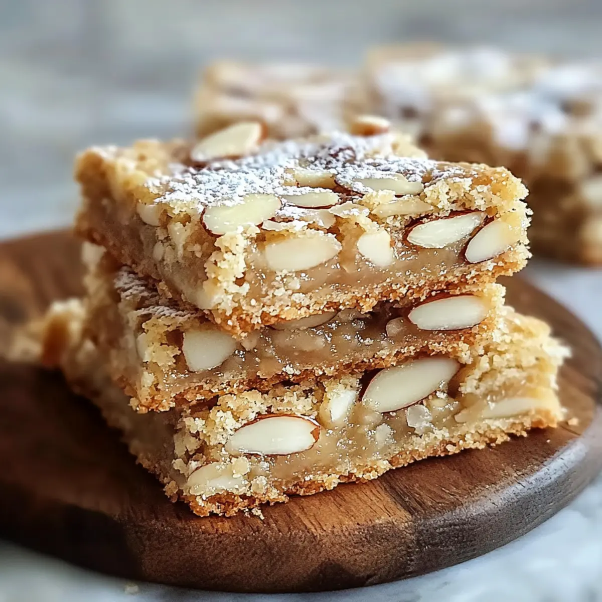 Almond Croissant Cookie Bars