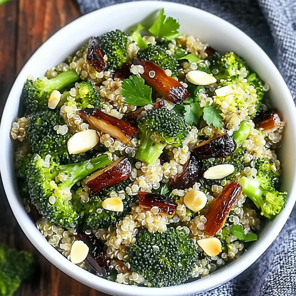 Roasted Broccoli Quinoa Salad