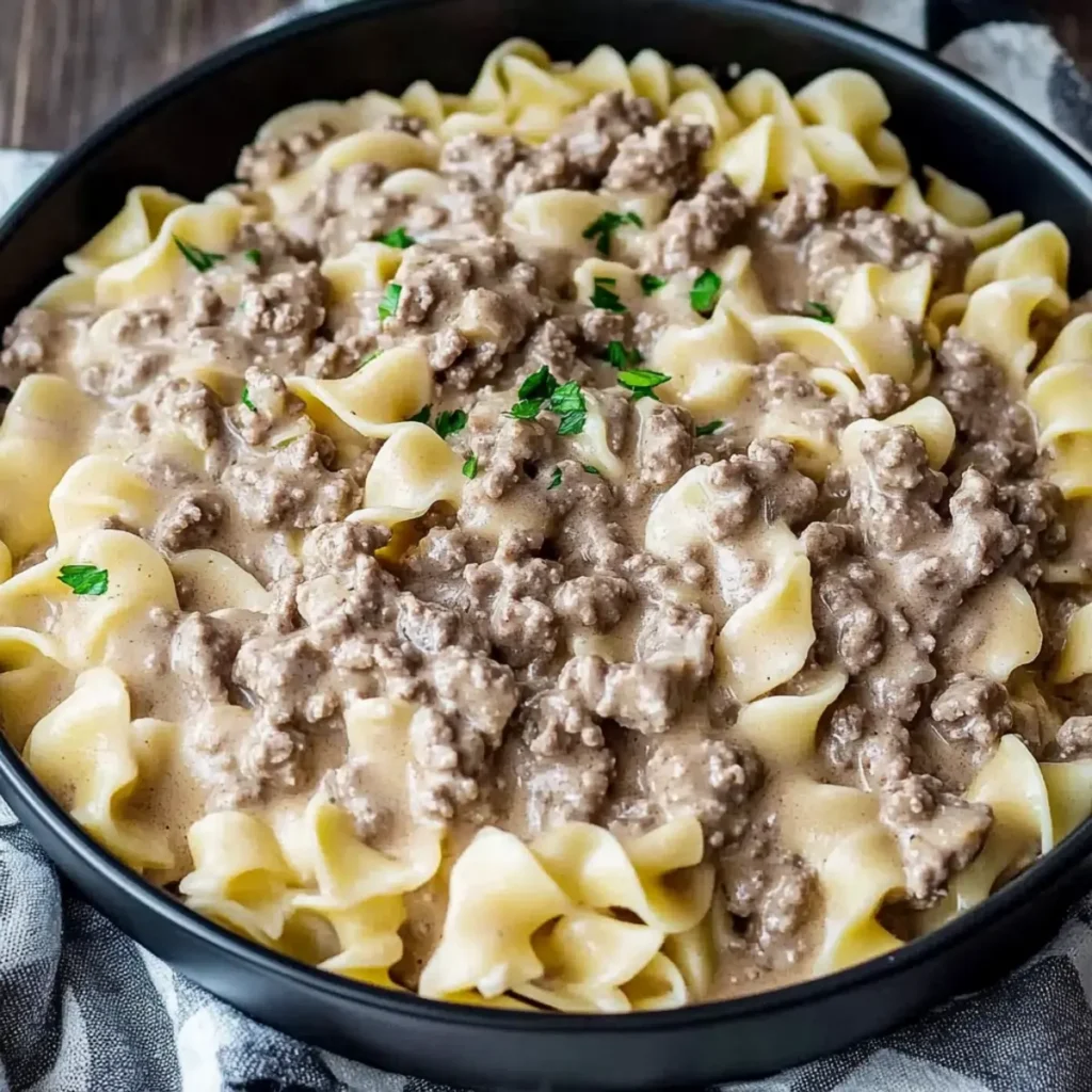 Easy Ground Beef Stroganoff Recipe Ready in 35 Minutes