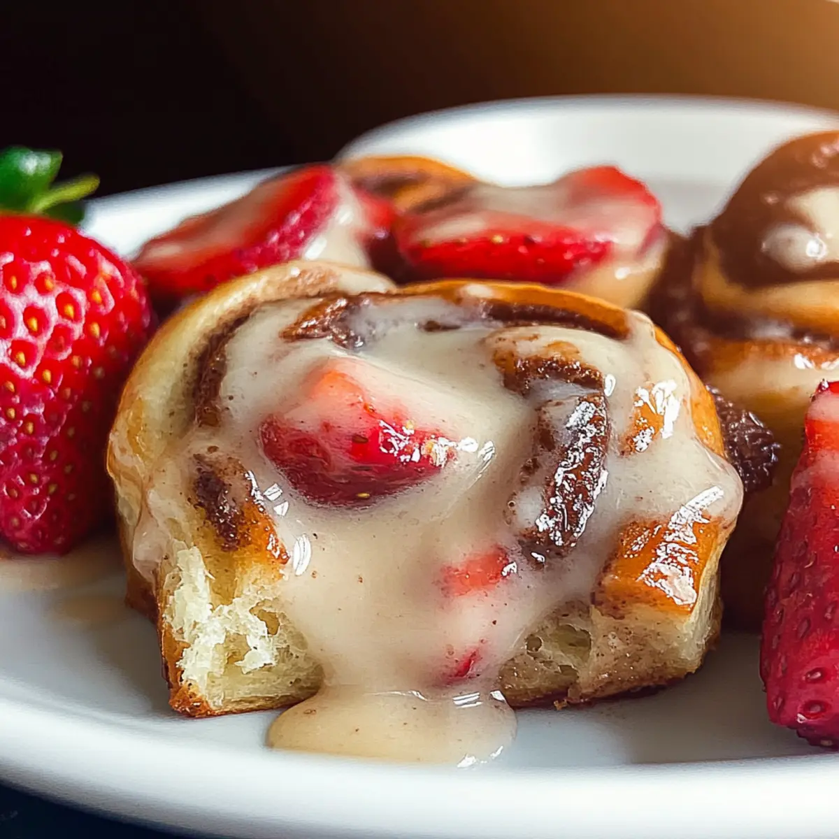 Strawberry Cinnamon Rolls