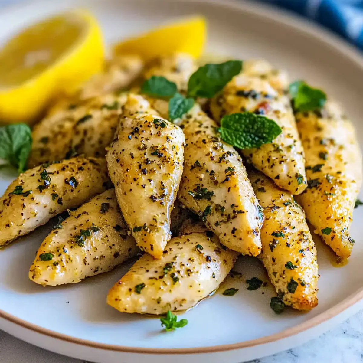 Quick Mediterranean Chicken Tenders