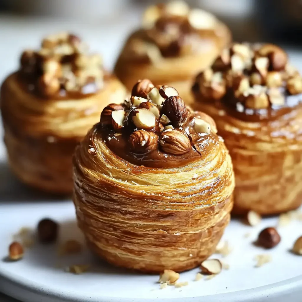 Hazelnut Cruffins