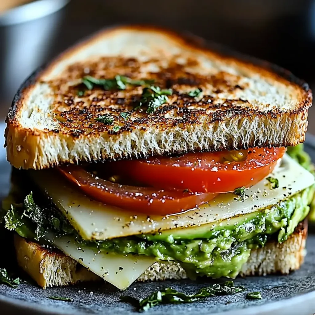 Easy Tomato Avocado Sandwich Recipe: Quick and Delicious Snack