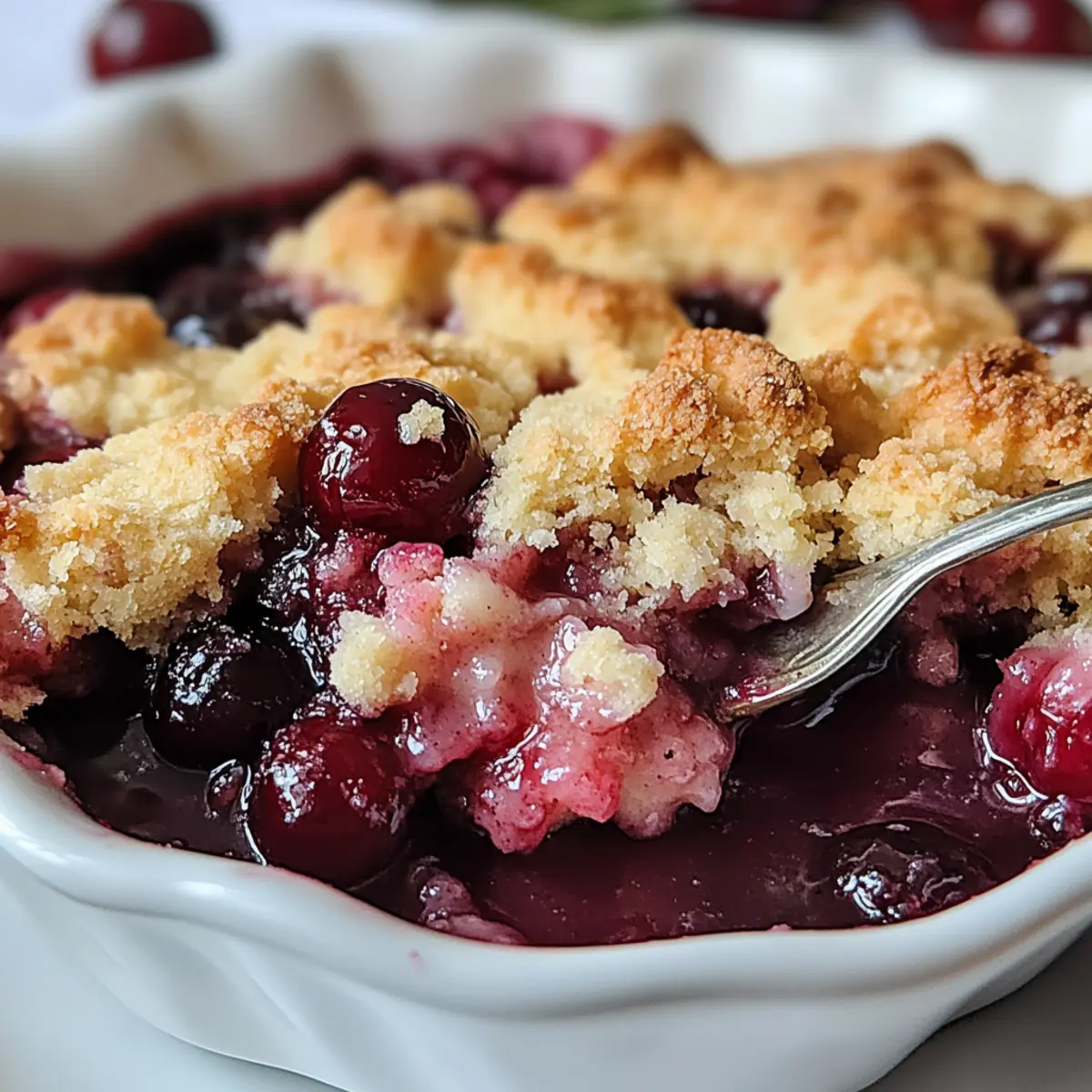 Cherry Cobbler