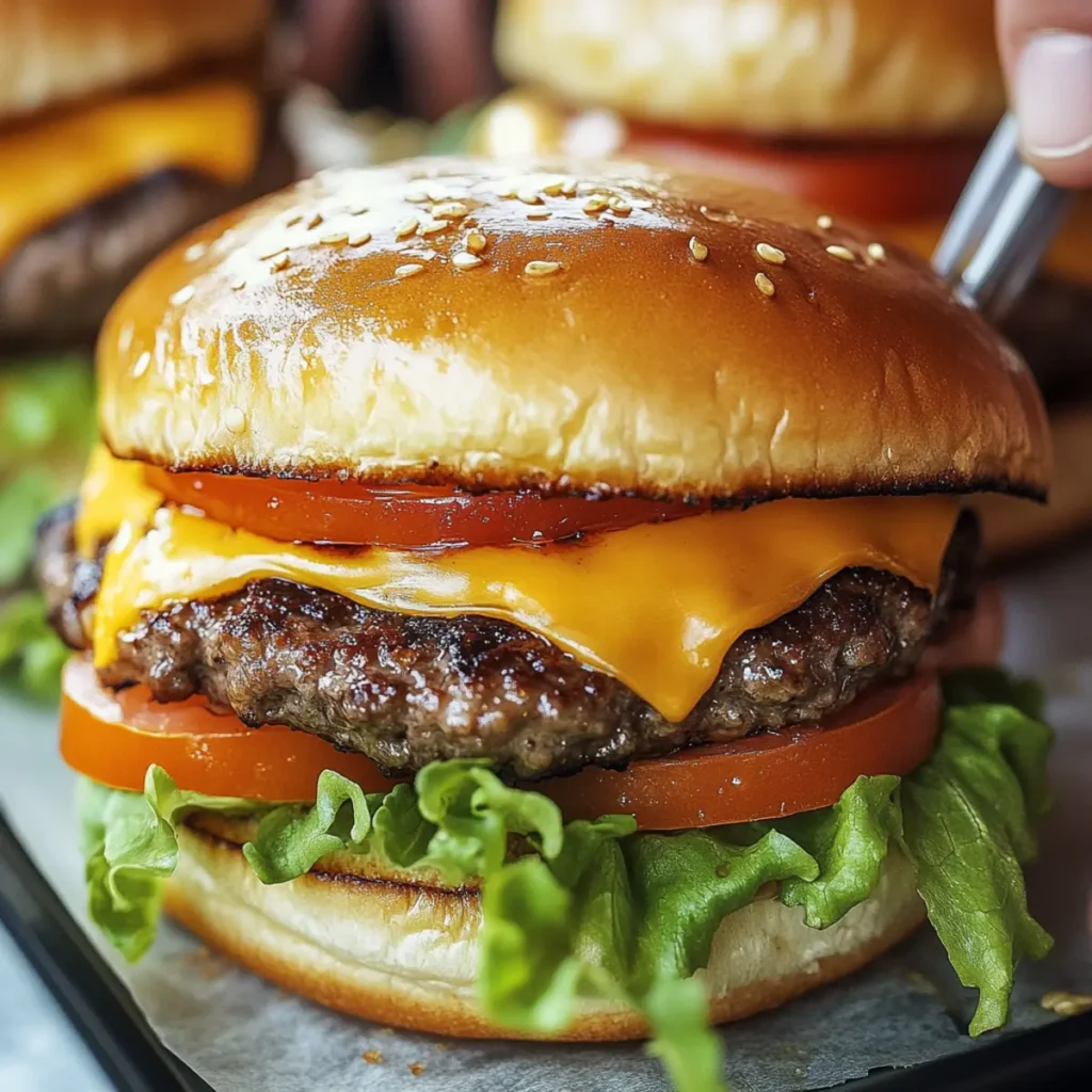 Juicy Cheeseburger Sliders