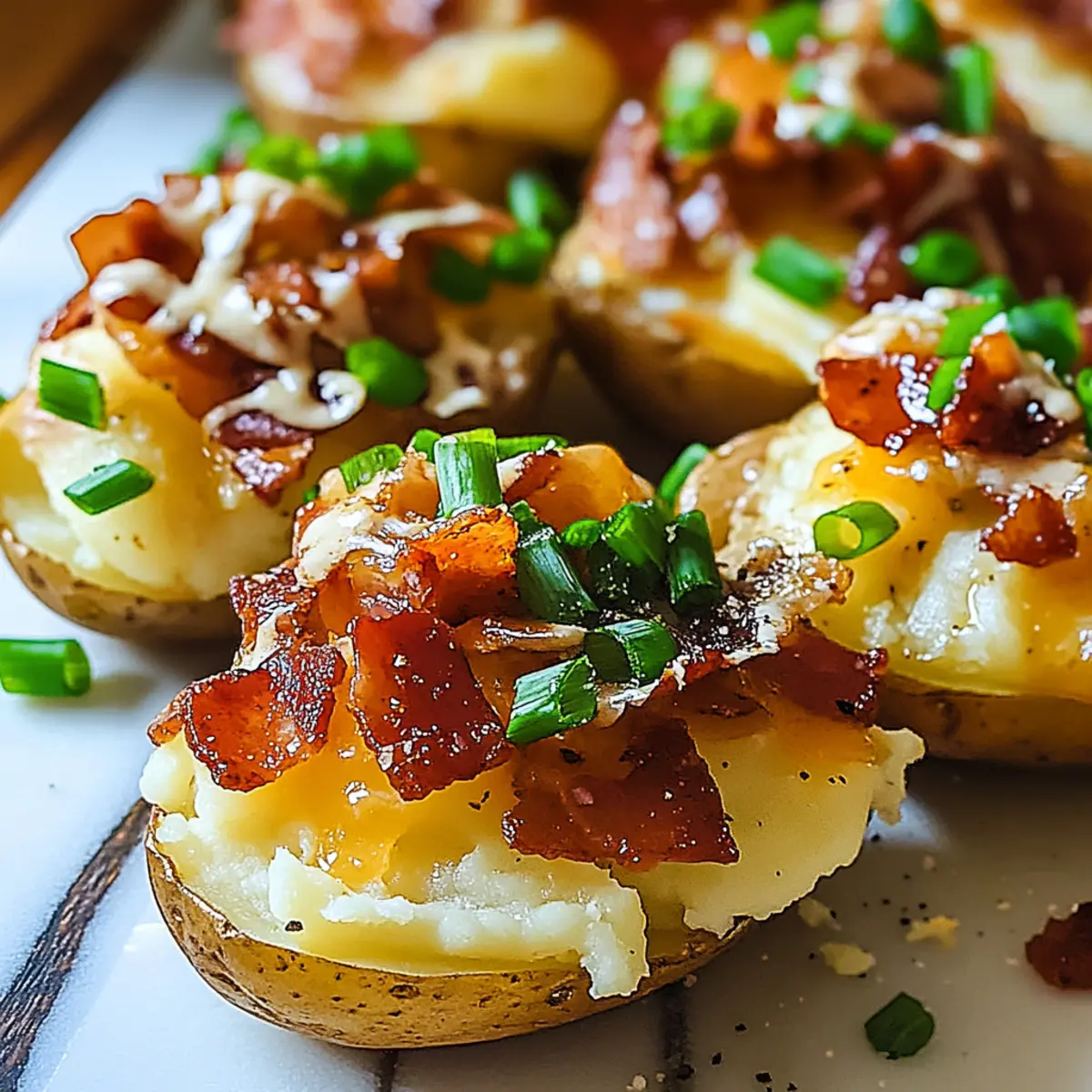 Loaded Smashed Potatoes