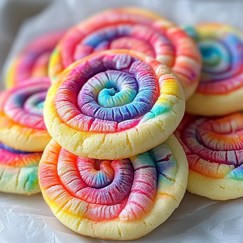 Tie Dye Cookies