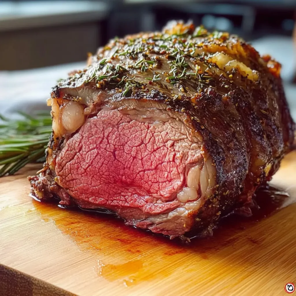 Prime Rib Roast with Garlic Butter
