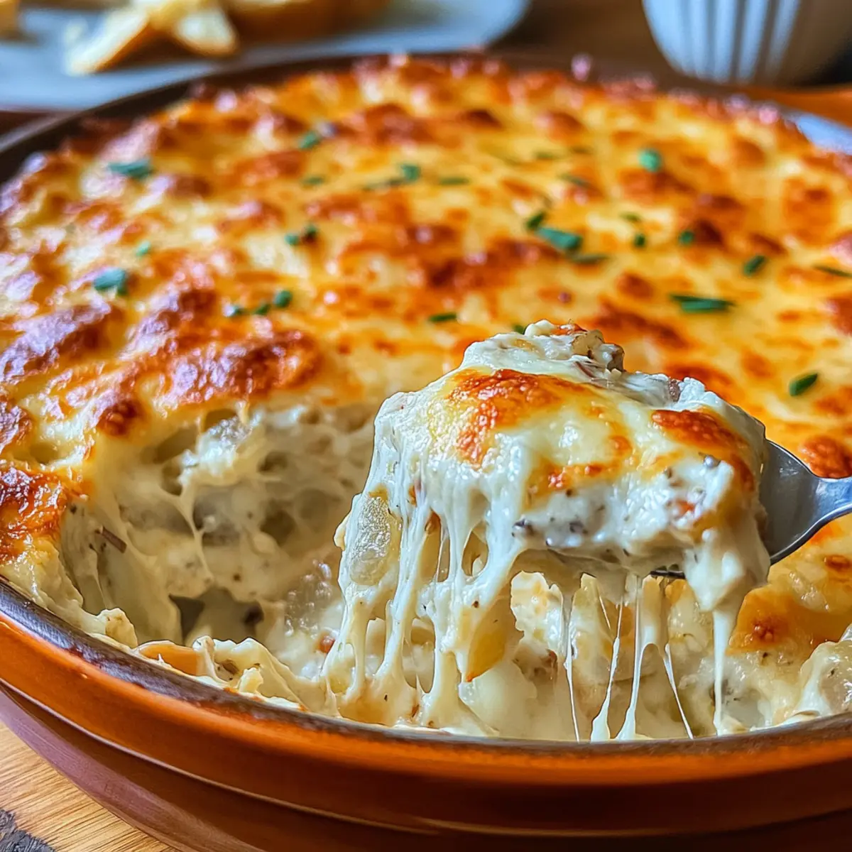Double Cheese Onion Dip