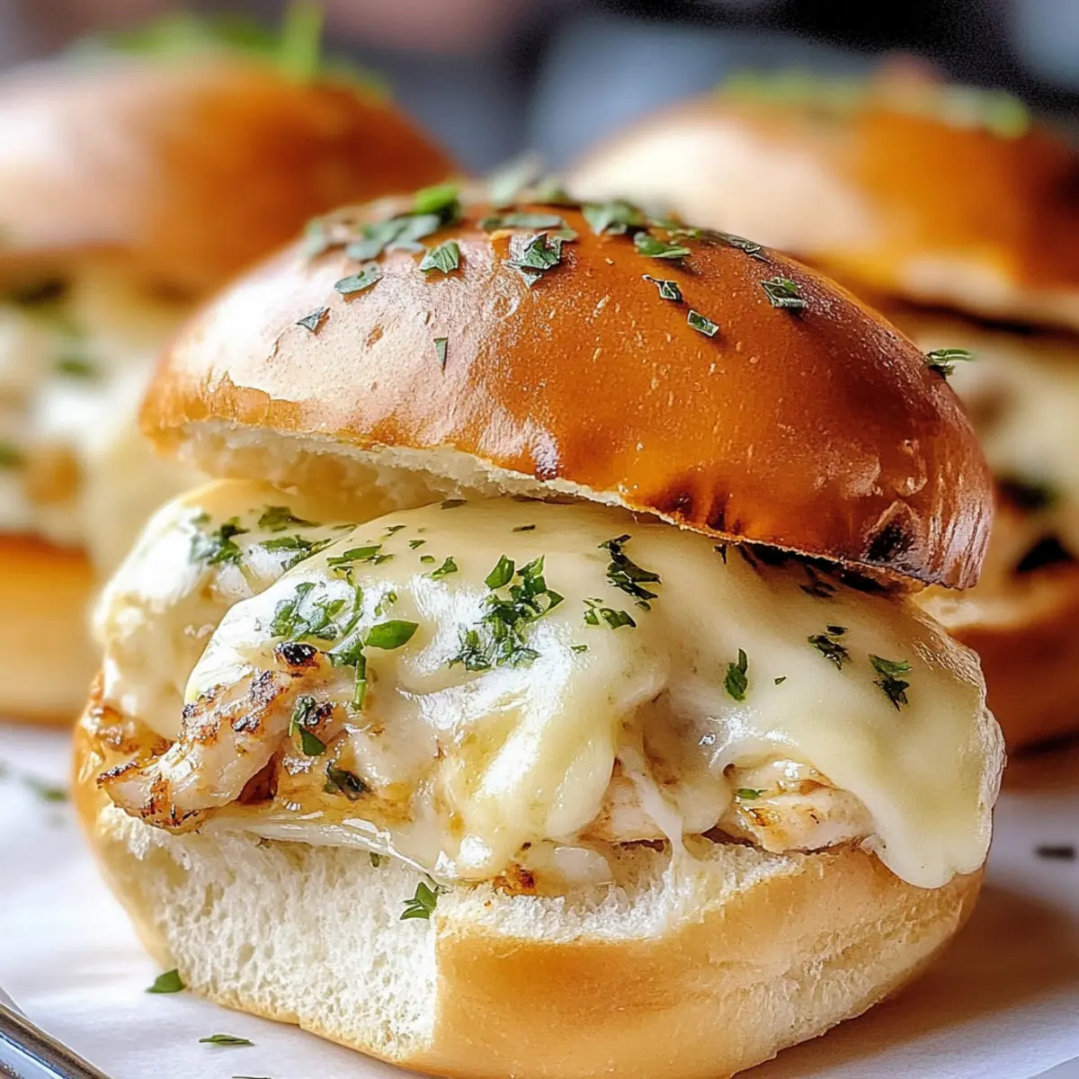 Chicken and Cheese Sliders