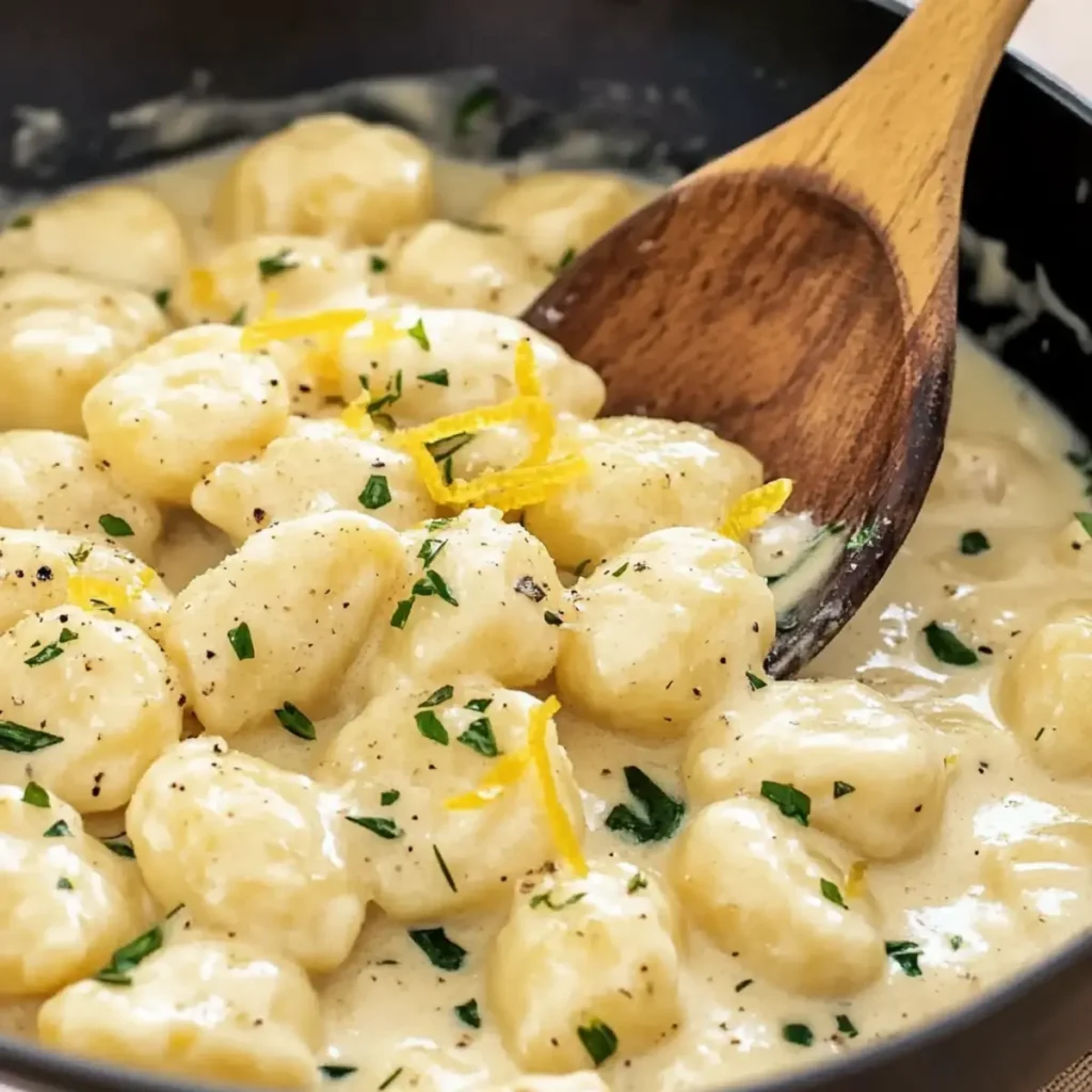 Lemon Cream Gnocchi