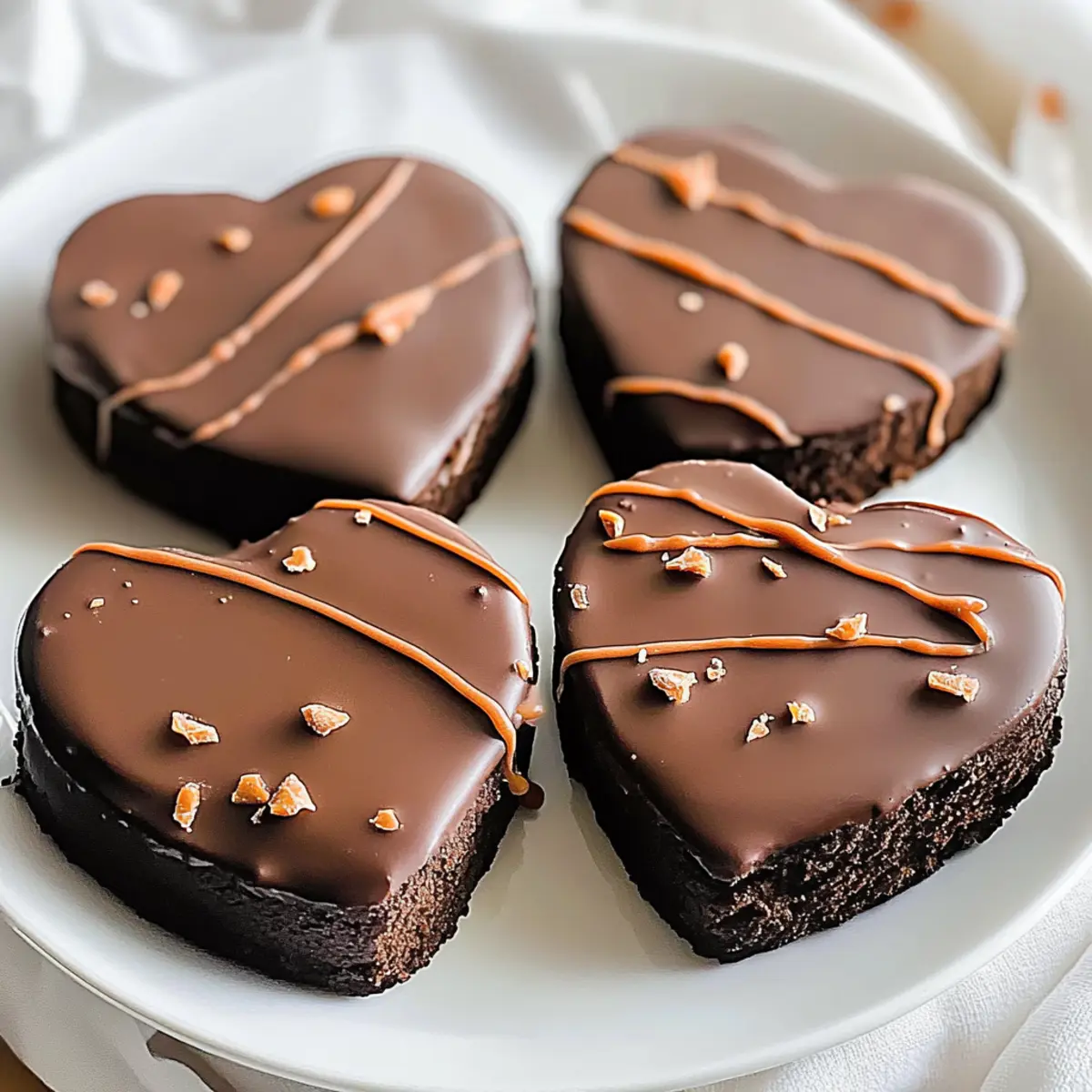 Chocolate Peanut Butter Hearts