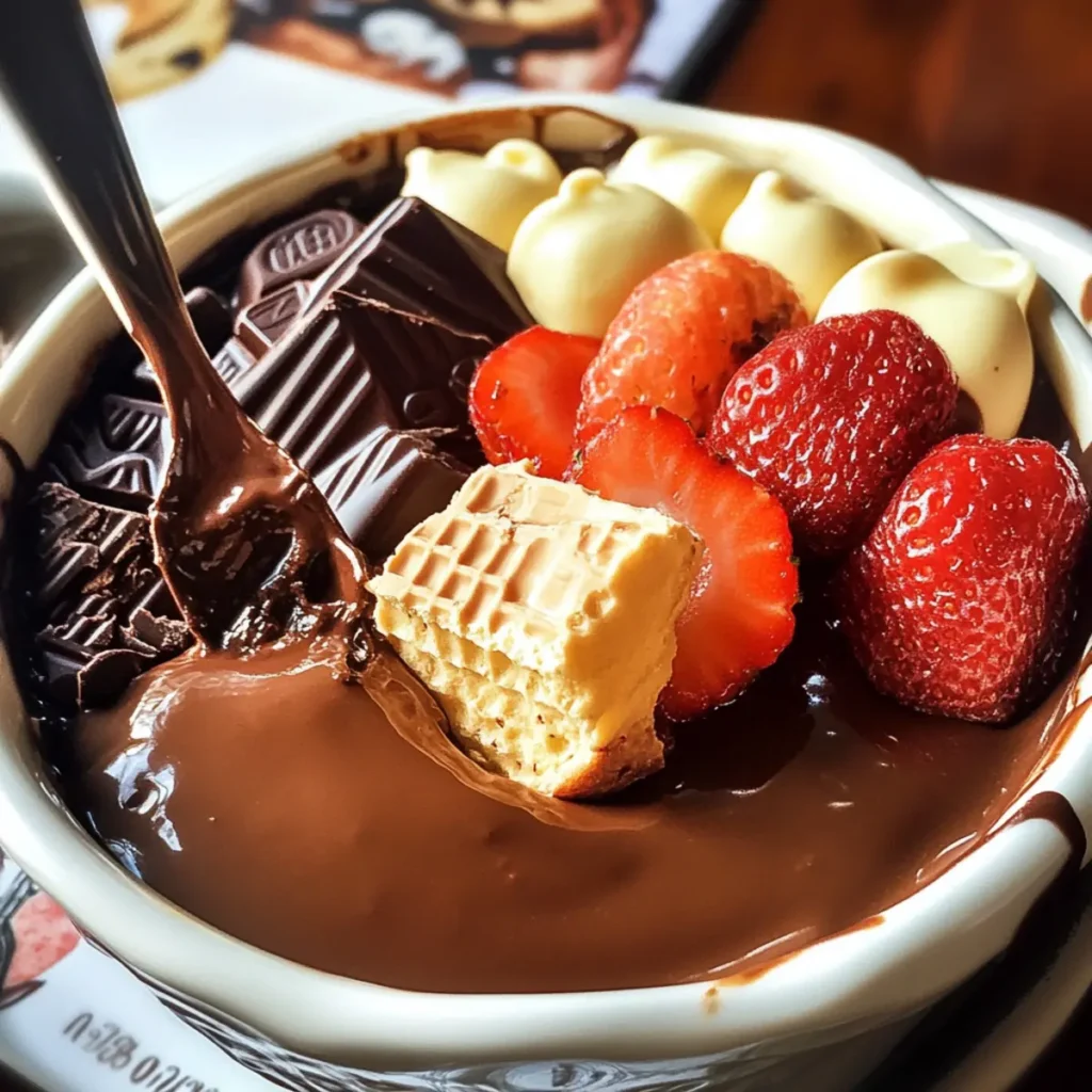 Homemade Chocolate Fondue