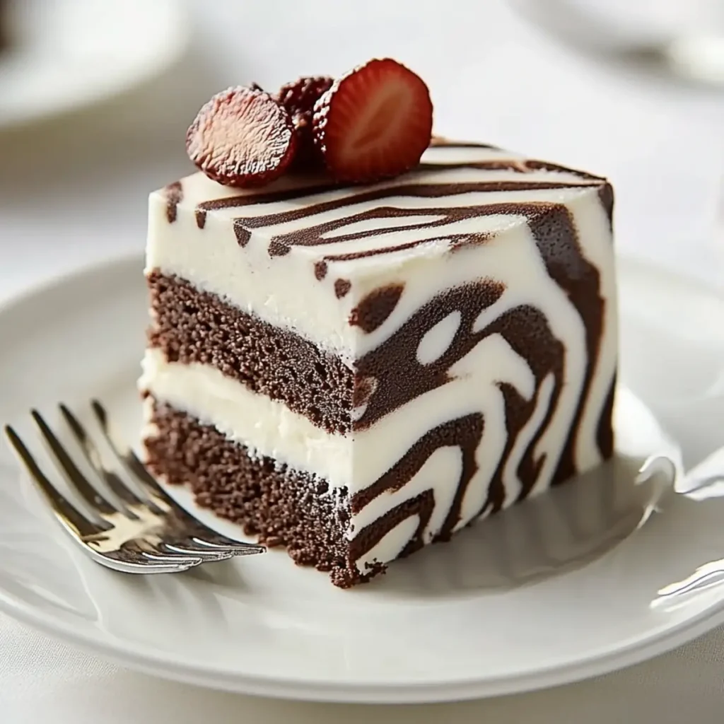 Zebra Semifreddo