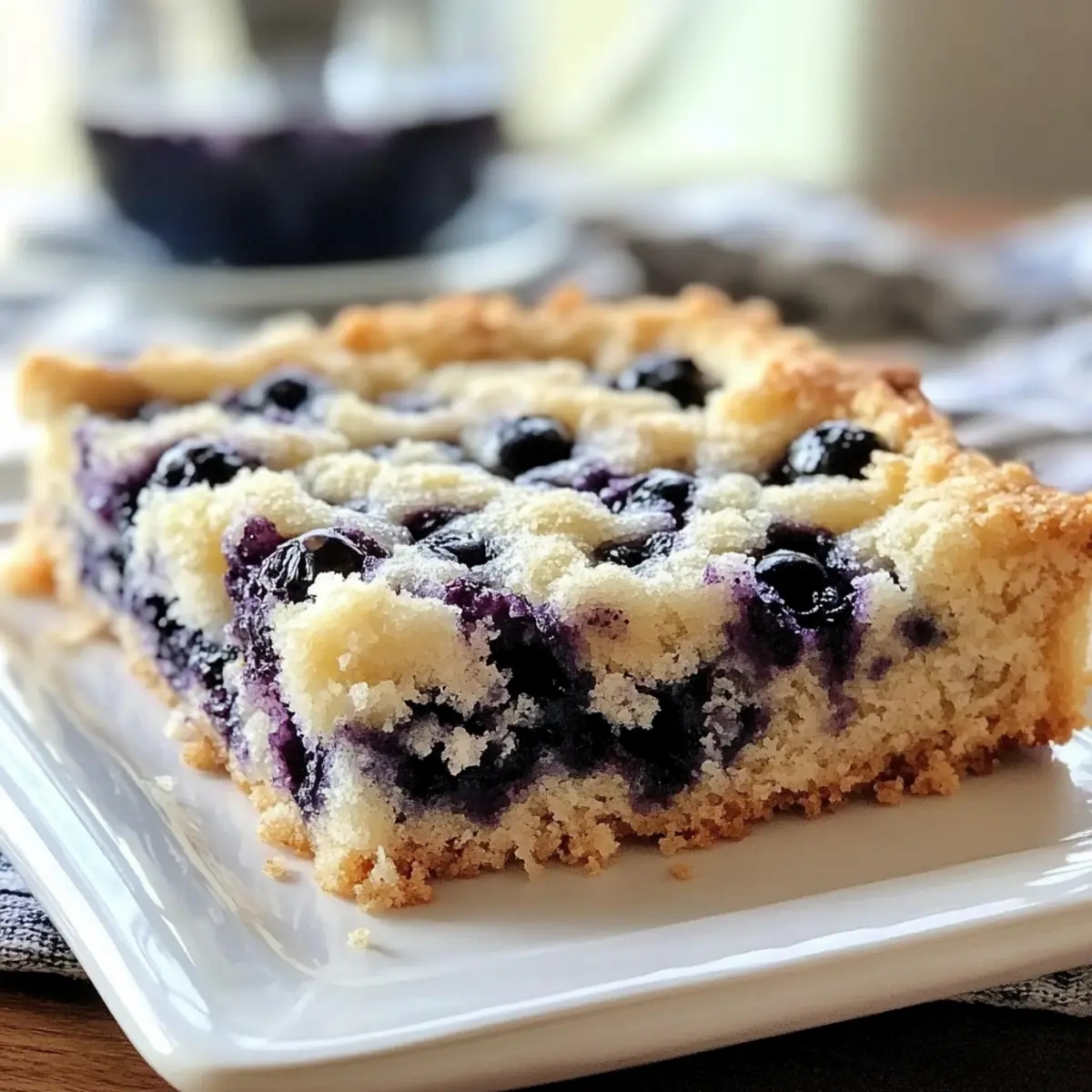 Lemon Blueberry Coffee Cake in a 9x13 Pan
