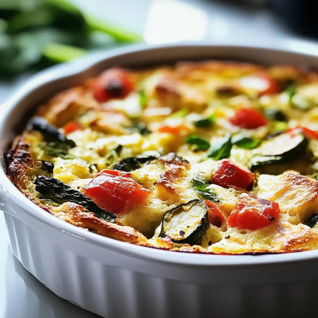 Spring Vegetable Breakfast Strata