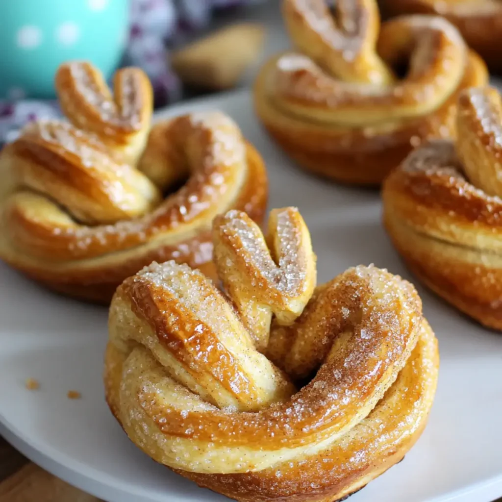 Easter Bunny Cinnamon Sugar Twist Bread